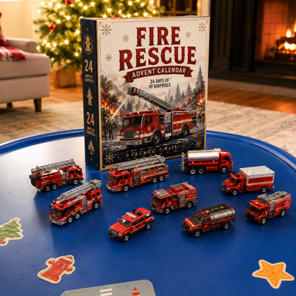 🚜24-Day Christmas Vehicle Advent Calendar |  A New Mini Vehicle Surprise Every Day!