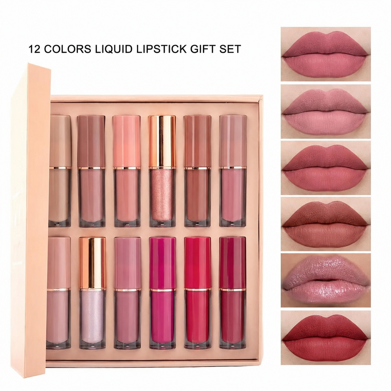 💥LIMITED DEAL 💄 12-Color Liquid Lipstick Gift Set