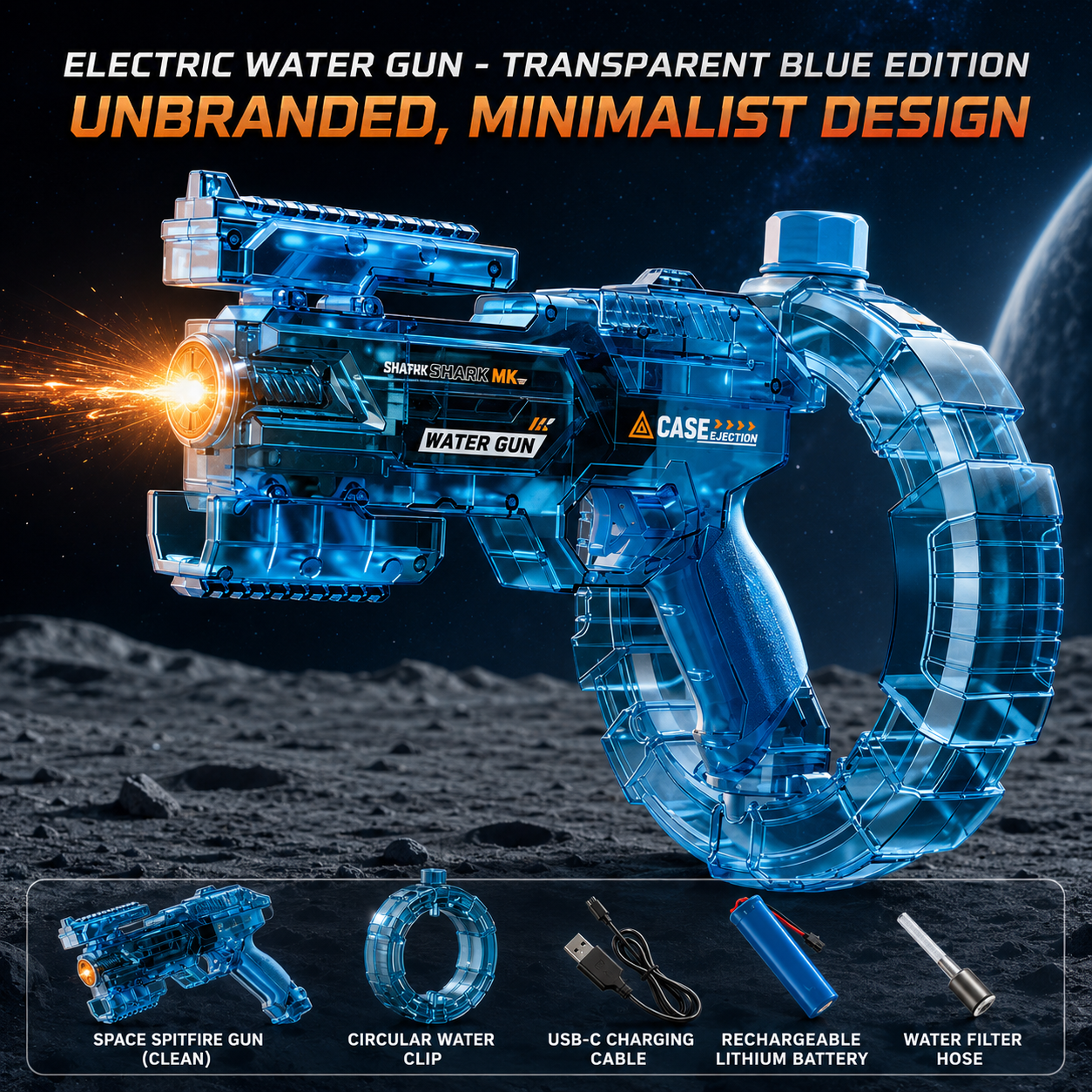 🚀 2026 Hot Sale | Rechargeable Space Fire Water Blaster