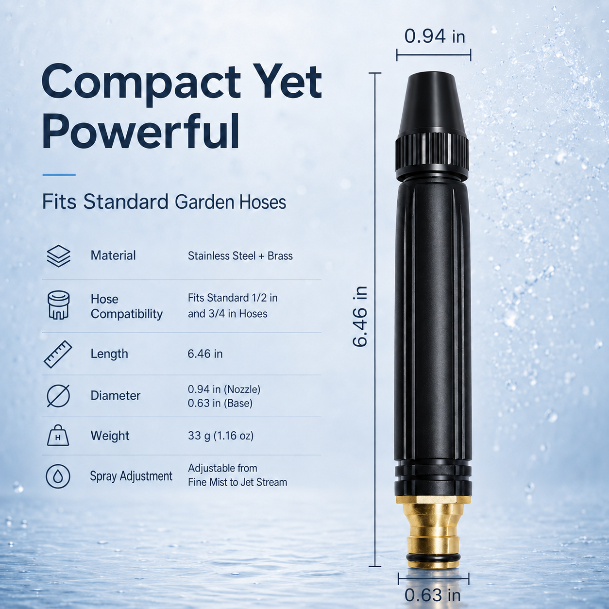 Powerful High-Pressure Water Gun for Car Cleaning