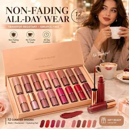 💥LIMITED DEAL 💄 12-Color Liquid Lipstick Gift Set