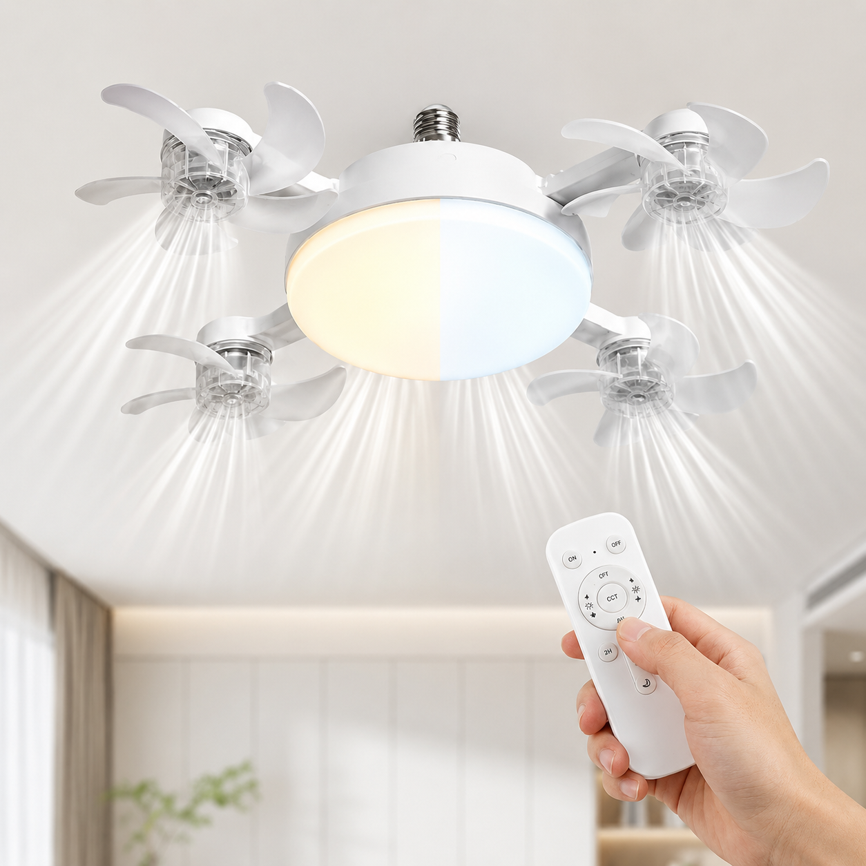 🔥 LIMITED TIME 50% OFF | Remote Control Ceiling Fan Light – Cool, Bright & Easy to Install