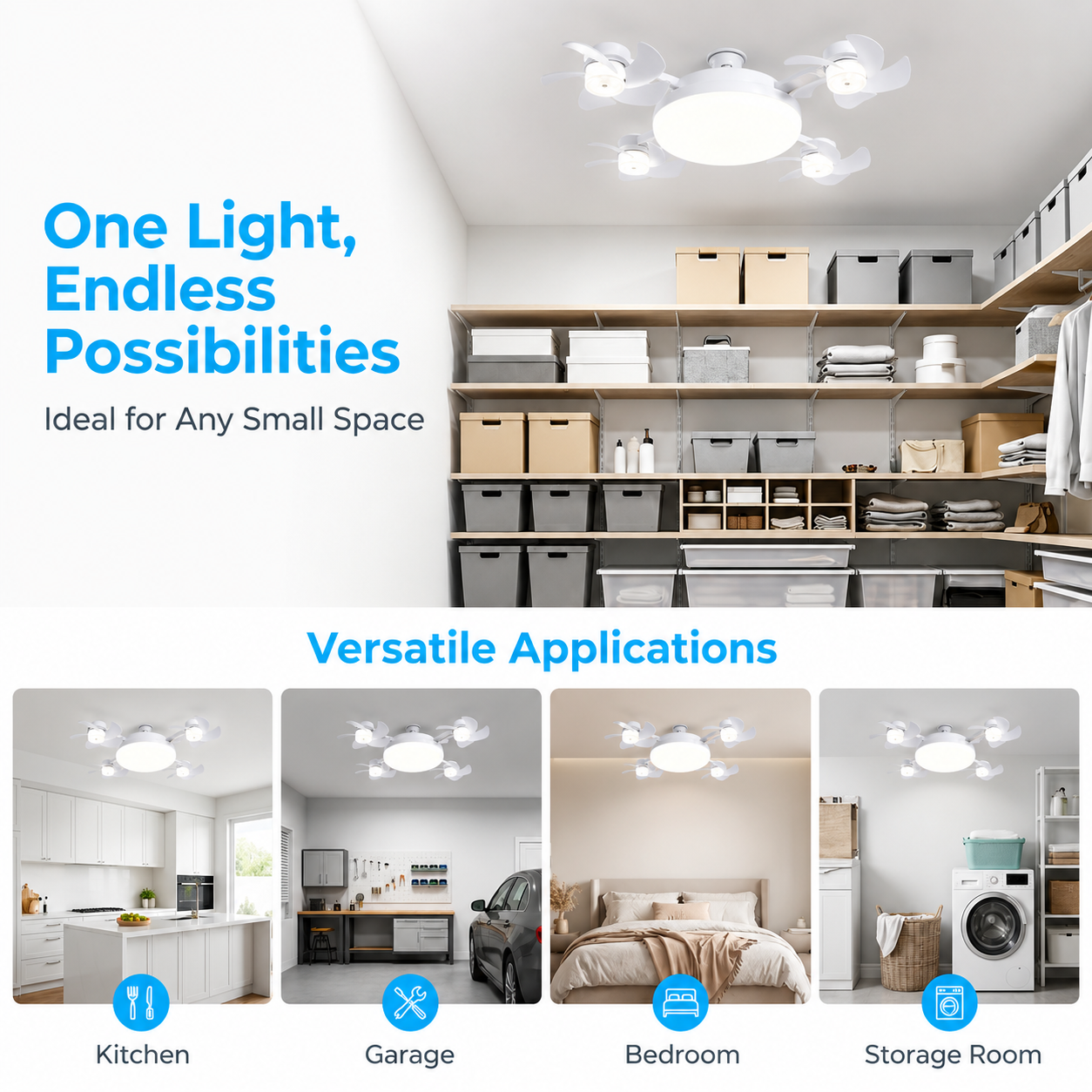 🔥 LIMITED TIME 50% OFF | Remote Control Ceiling Fan Light – Cool, Bright & Easy to Install