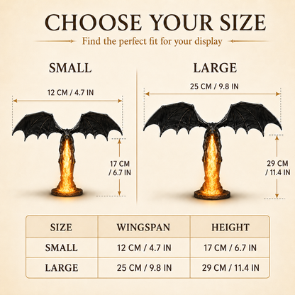🔥🐉 2026 Viral Fire-Breathing Dragon Bookshelf Lamp – Light Up Your Fantasy World ✨📚