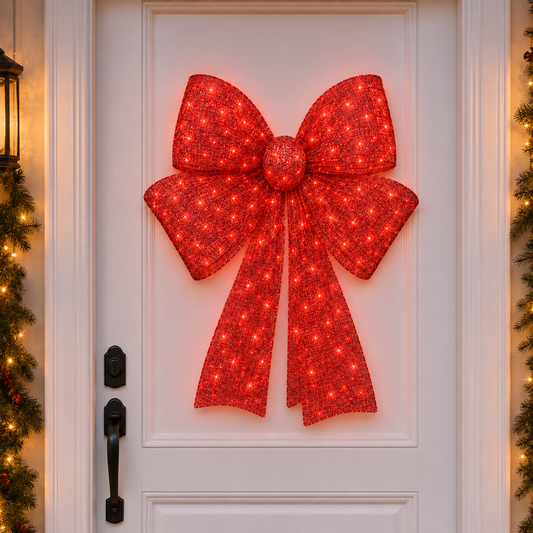 🔥 Limited-Time OFF 55%🎁✨🎄 48-Inch Lighted Christmas Bow 🎀