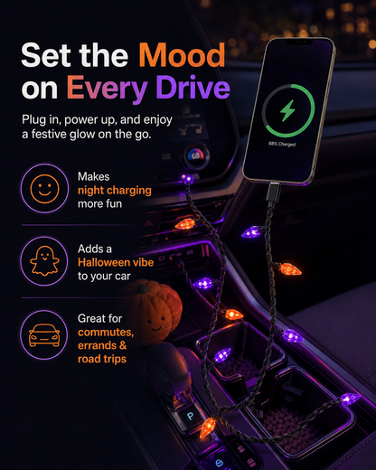⚡ Limited-Time 49% OFF – Spooky Light-Up USB-C Charging Cable ✨🎃