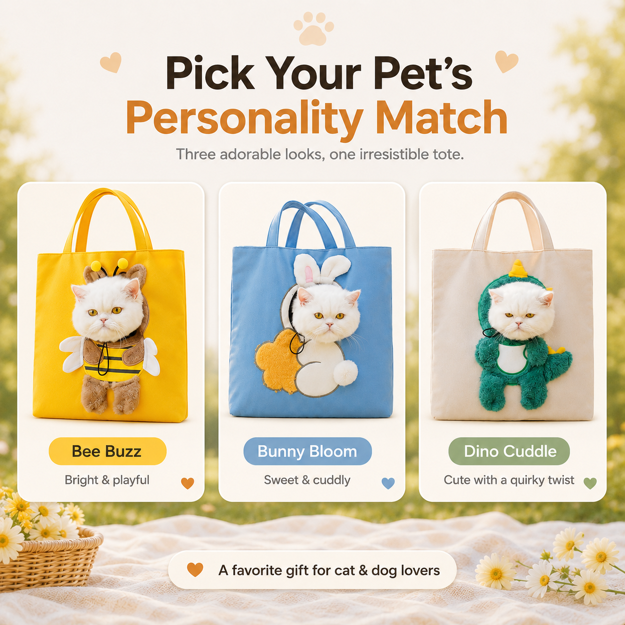 🐾 2026 Viral Head-Out Pet Carrier Tote – Cute Shoulder Bag for Cats & Small Dogs