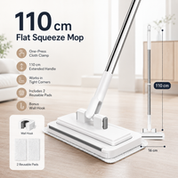 Mop + 2 Pads + Wall Hook