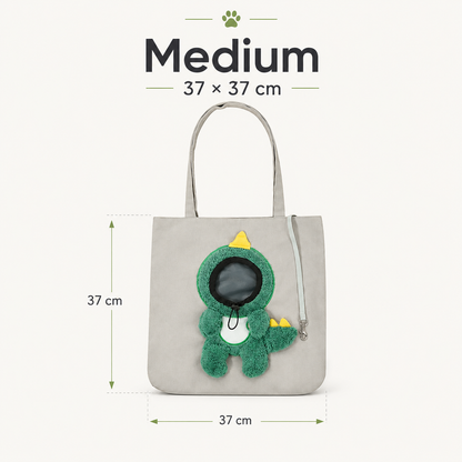 🐾 2026 Viral Head-Out Pet Carrier Tote – Cute Shoulder Bag for Cats & Small Dogs
