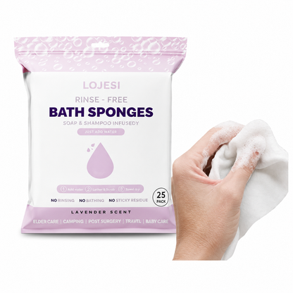 🏆Flash Sale⚡ 50K+  🌈Disposable Rinse-Free Bathing Wipes🧼