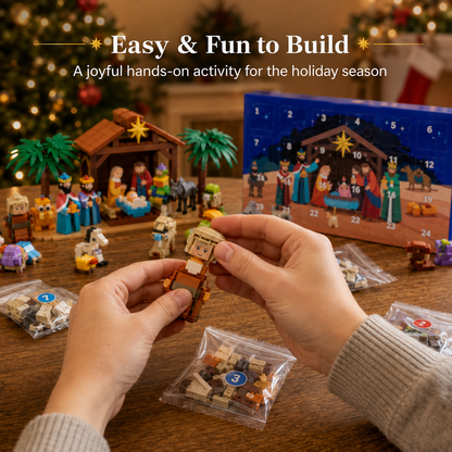 🎄24-Day Christmas Building Block Advent Calendar🎅