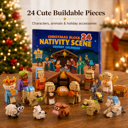 🎄24-Day Christmas Building Block Advent Calendar🎅