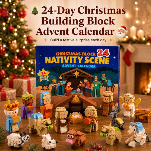🎄24-Day Christmas Building Block Advent Calendar🎅