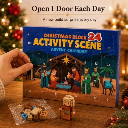 🎄24-Day Christmas Building Block Advent Calendar🎅