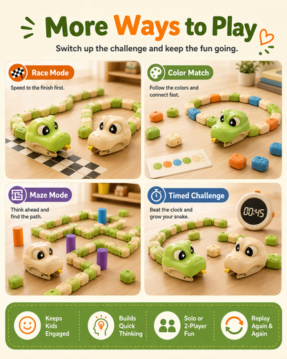 🐍 Remote Control Magnetic Snake Game – Grow, Race & Challenge