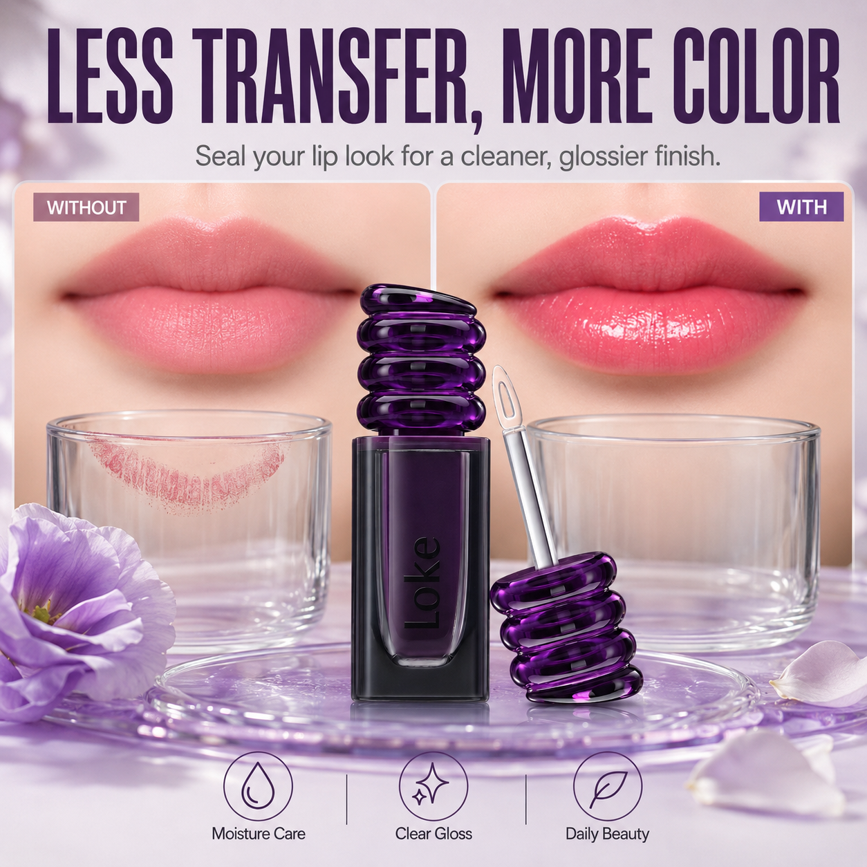 Lip Sealer | Locks in your original lip color | Clear Gloss Finish | Moisture Care