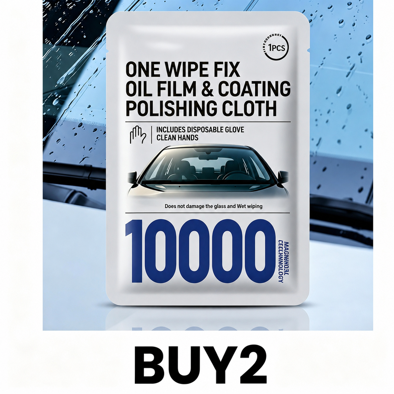 Car Glass Oil Film Removal Wipes