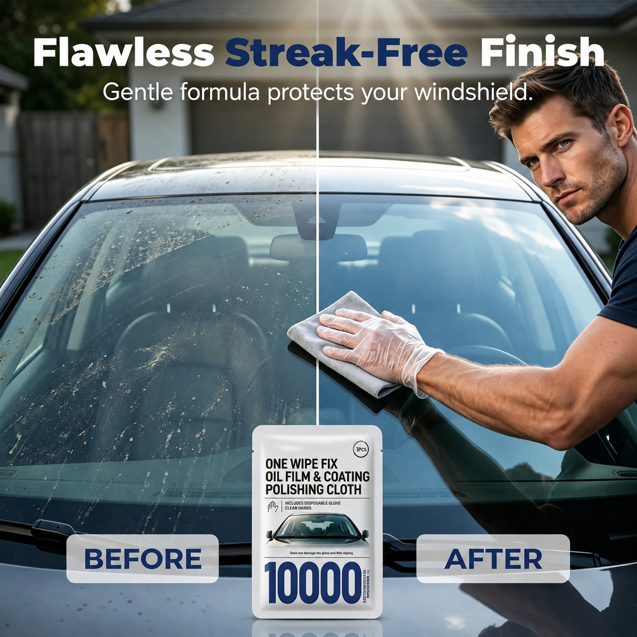 Car Glass Oil Film Removal Wipes