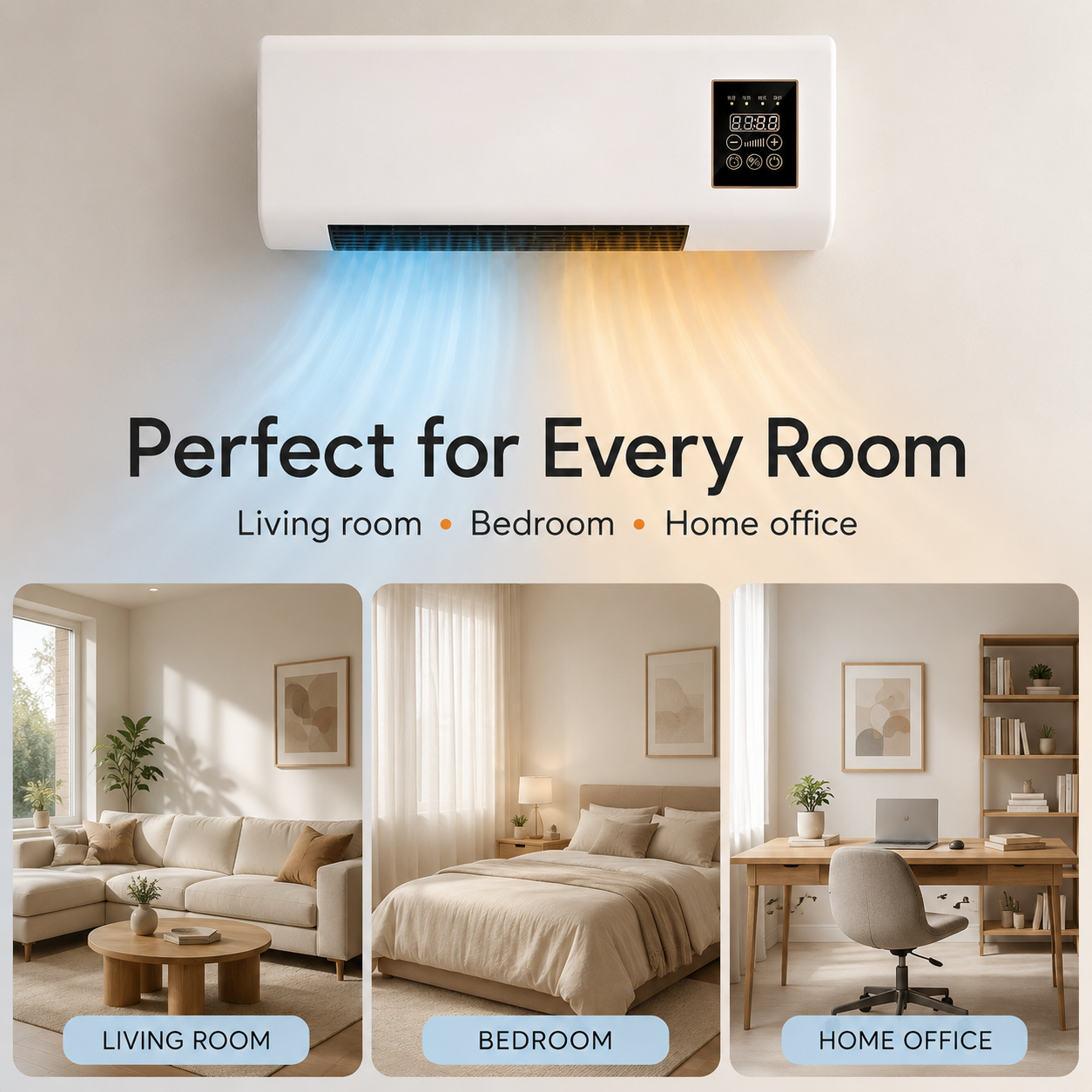 ❄️🔥 No Installation Required — The All-Season Heating & Cooling Air Conditioner 🌬️🏠