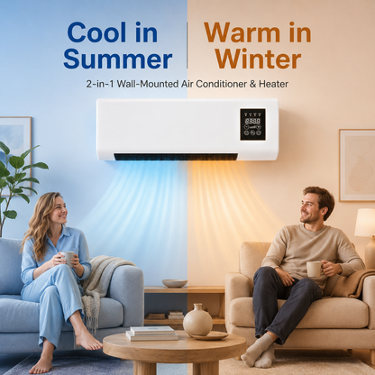 ❄️🔥 No Installation Required — The All-Season Heating & Cooling Air Conditioner 🌬️🏠