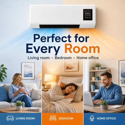 ❄️🔥 No Installation Required — The All-Season Heating & Cooling Air Conditioner 🌬️🏠