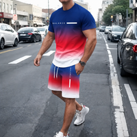 Blue Red White Gradient