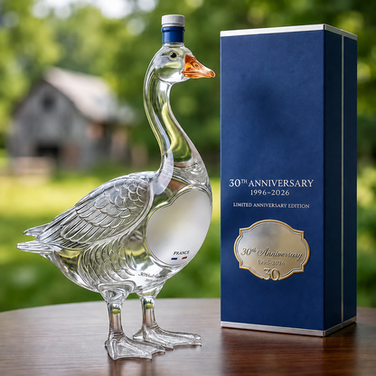 🇫🇷 Goose 30th Anniversary 3D Sculpted Vodka Bottle