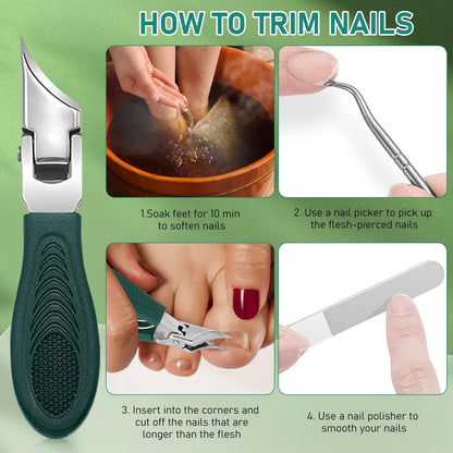 Eagle Beak Nail Clippers – Precision Trimming for Thick & Ingrown Nails
