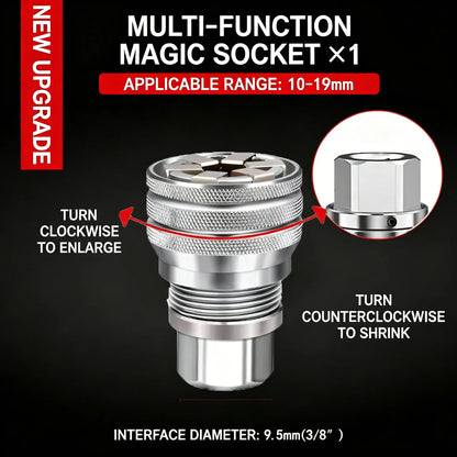 👨‍🔧【Father's Day Gift】🔧 Multi-Use Socket Wrench, Durable Repair Tool for Home & Auto Maintenancedeal