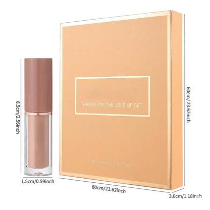 💥LIMITED DEAL 💄 12-Color Liquid Lipstick Gift Set