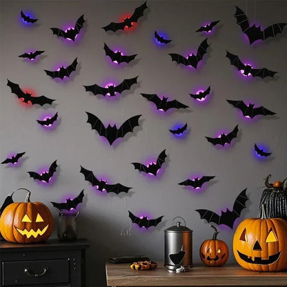 🎃 2026 Hot Sale – 3D LED Bat Wall Decorations for Halloween