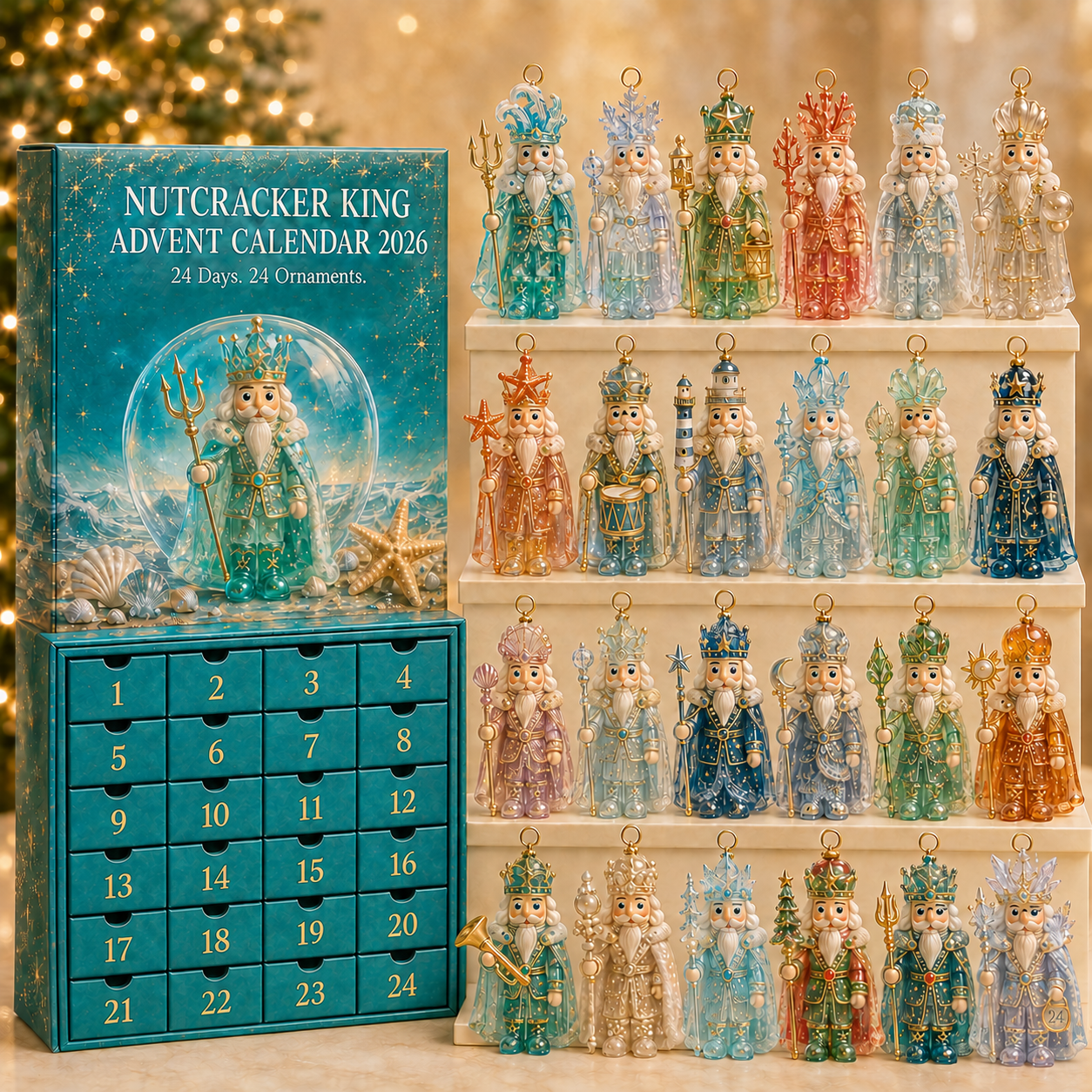 🔥49% OFF–Limited Time! –🎄2026 Nutcracker Christmas Advent Calendar