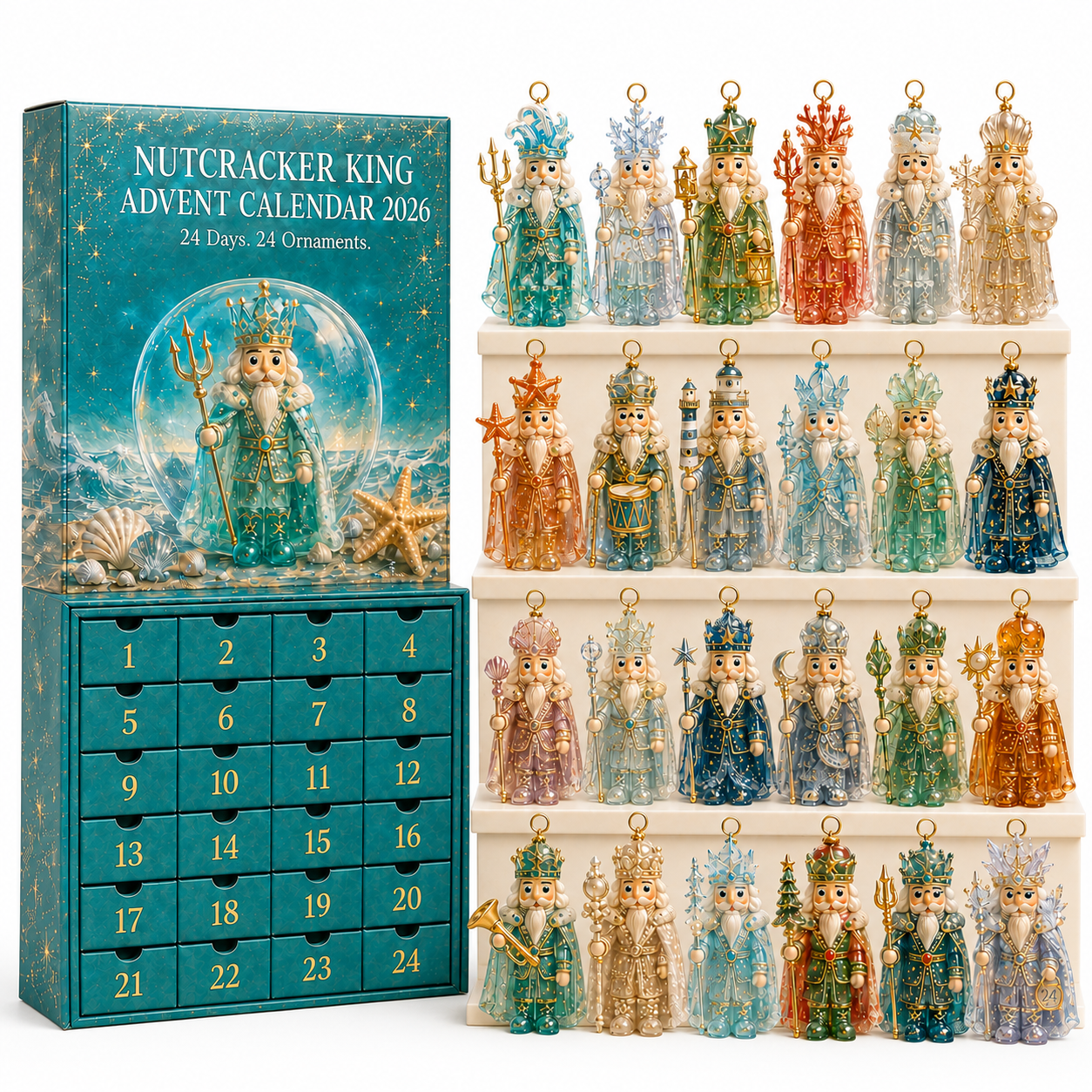 🔥49% OFF–Limited Time! –🎄2026 Nutcracker Christmas Advent Calendar