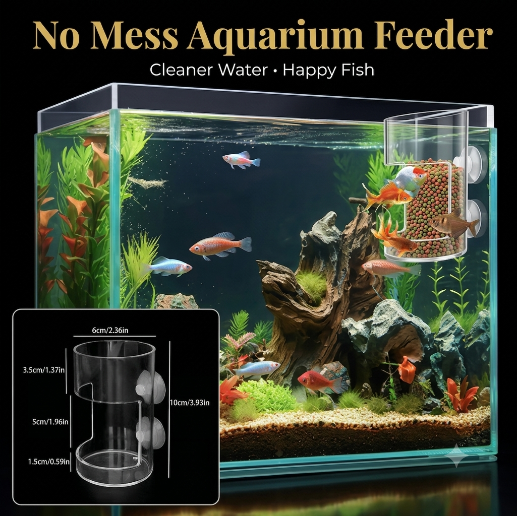 🐟Aquarium Feeding Ring and Tray