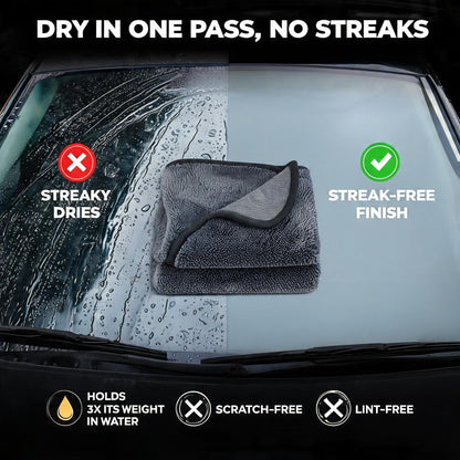 Microfiber Car Drying Towel | Ultra Absorbent & Reusable