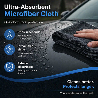 Microfiber Car Drying Towel | Ultra Absorbent & Reusable