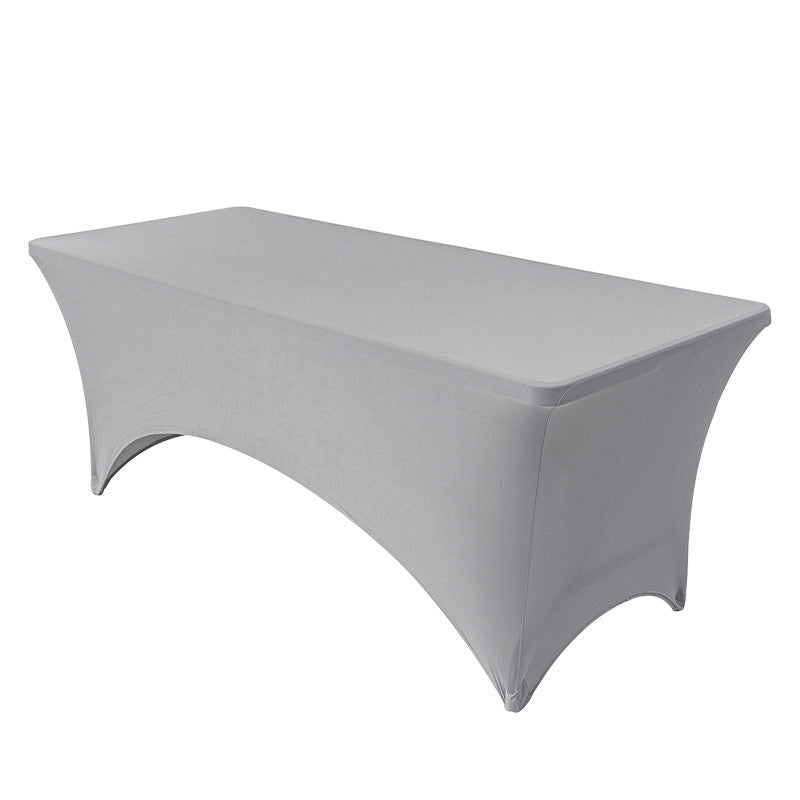 Stretch Fabric Table Top Cap Cover – Elastic Edge, Waterproof & Reusable