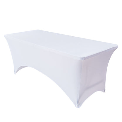 Stretch Fabric Table Top Cap Cover – Elastic Edge, Waterproof & Reusable