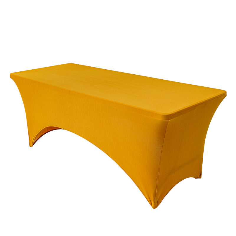 Stretch Fabric Table Top Cap Cover – Elastic Edge, Waterproof & Reusable