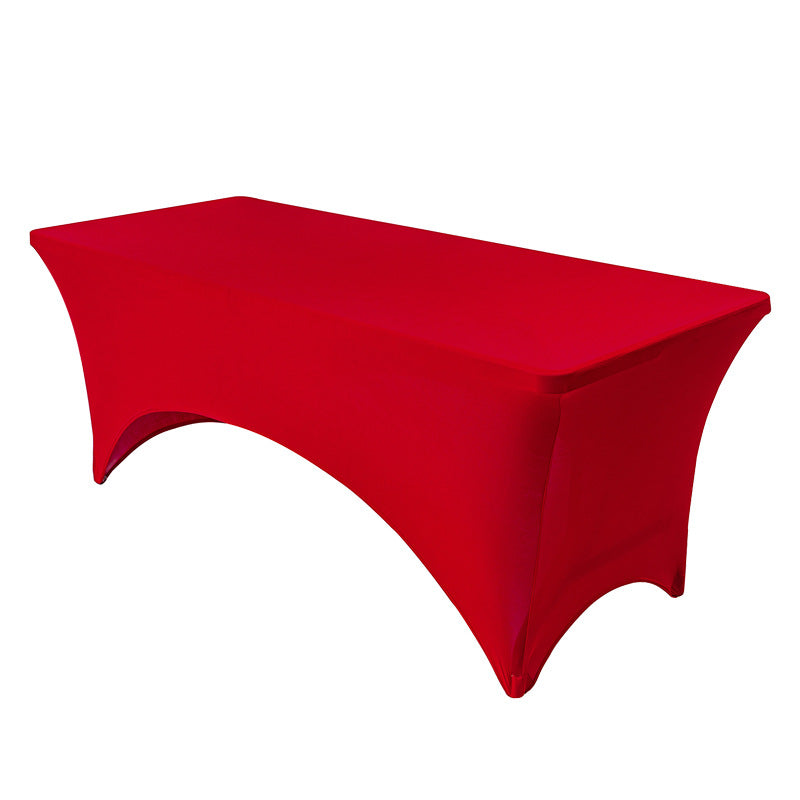 Stretch Fabric Table Top Cap Cover – Elastic Edge, Waterproof & Reusable