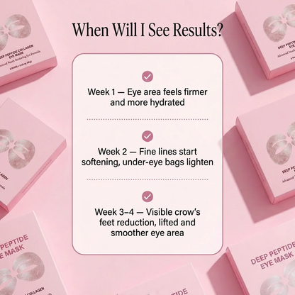 🎉Limited Time 49% OFF🔥Deep Peptide Collagen Eye Mask