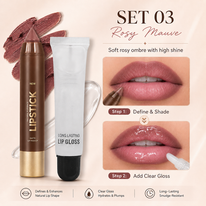 2-Step Ombre Lip Combo | 6 Wearable Shades