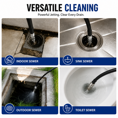 🚿 6500 PSI Sewer Jetter Nozzle – 1/4" Quick Connect Drain Cleaning Attachment