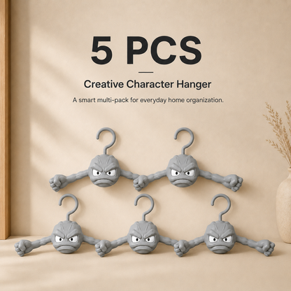 Creative Character Clothes Hanger | Multi-Use Hanger for Clothes & Towels