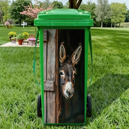✨ Creative Trash Can Sticker with Colourful Cartoon✨