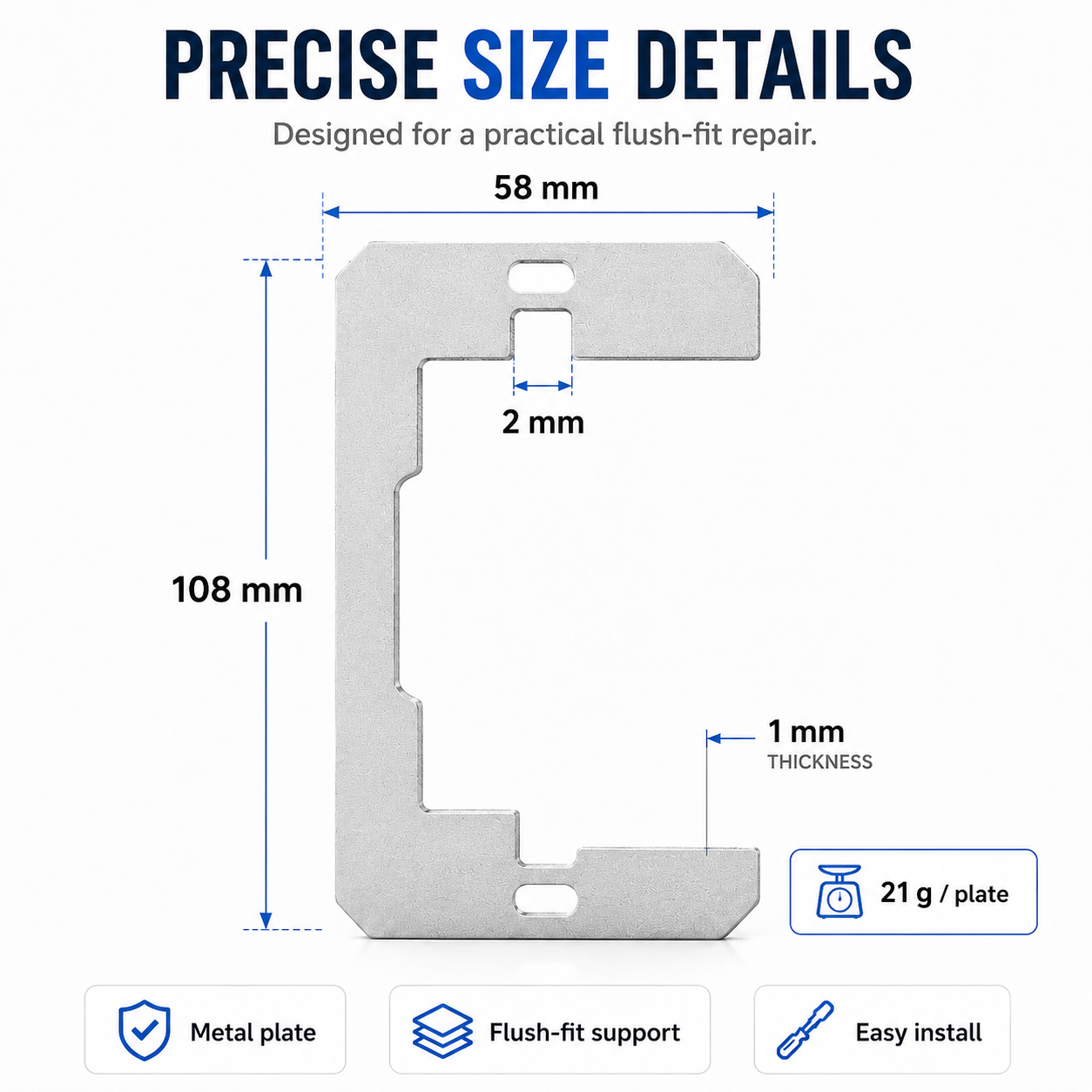 Outlet Spacer Plates for Loose & Recessed Outlets | 5–20 PCS