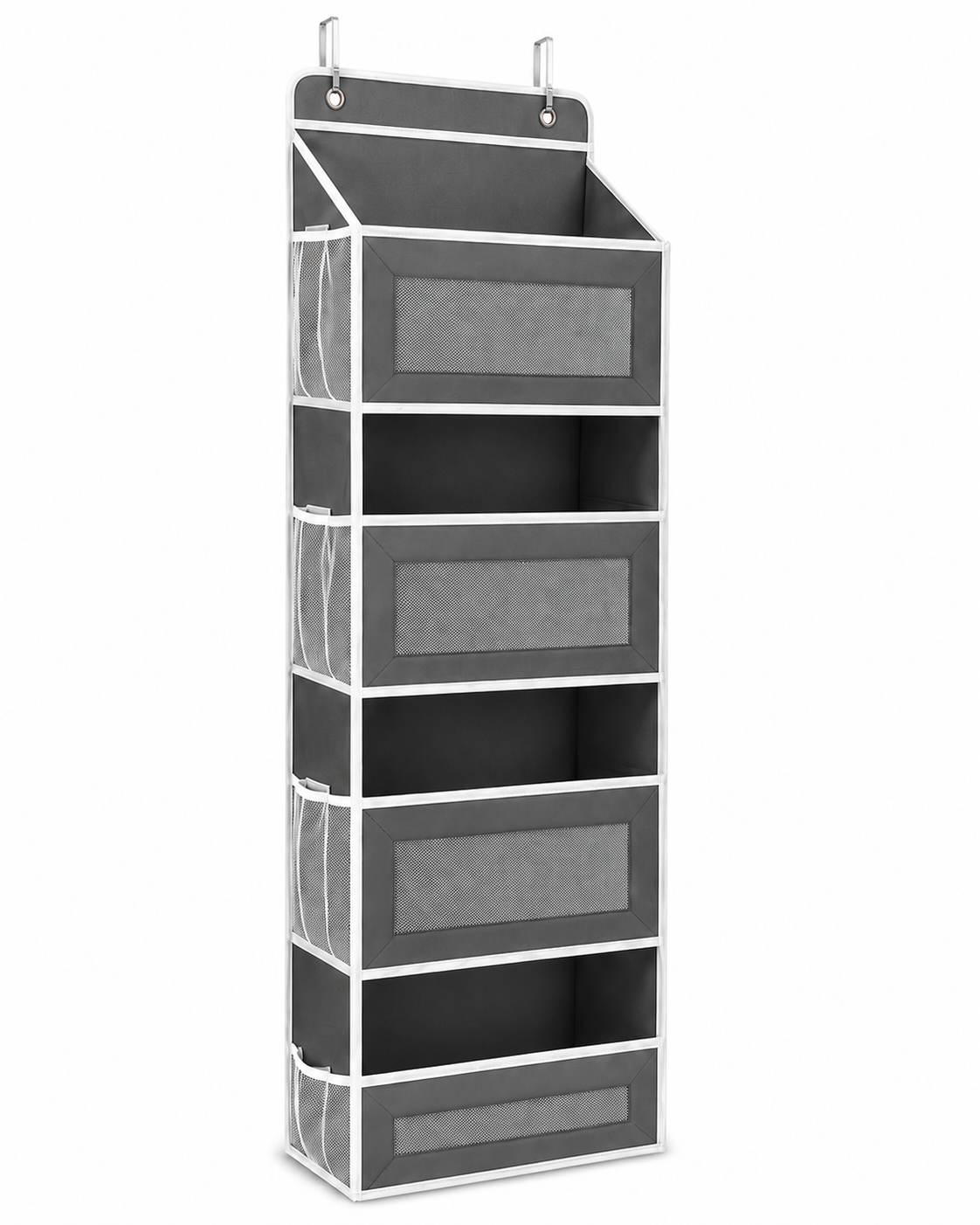 5-Tier Over-the-Door Hanging Organizer with Mesh Pockets
