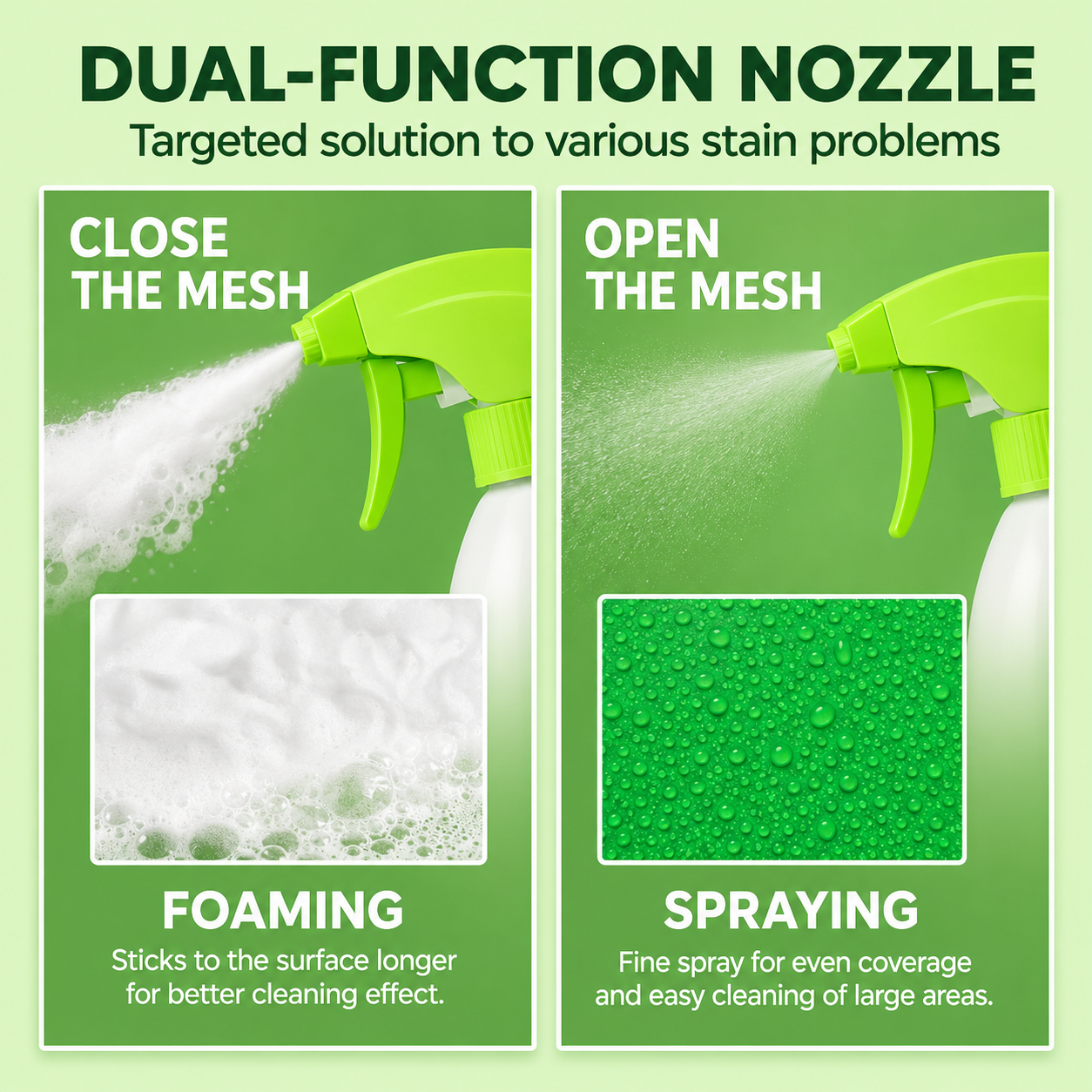 🌿  Plant-Based All-Purpose Cleaner | Foam & Spray Cleaner