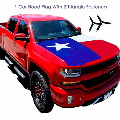 🔥Holiday sales 50% OFF🎁USA Car Flag Hood Cover 4x5ft - Patriotic Decoration