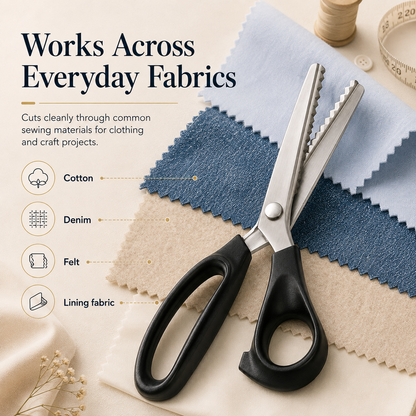 Zigzag Fabric Scissors – Shears for Sewing & Clothing